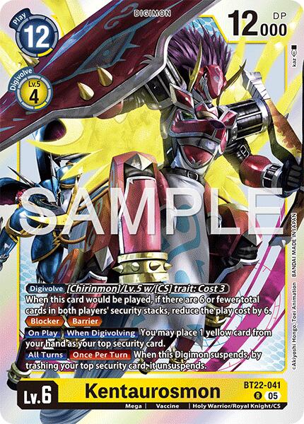 Kentaurosmon [BT22-041] [Cyber Eden] | Anubis Games and Hobby