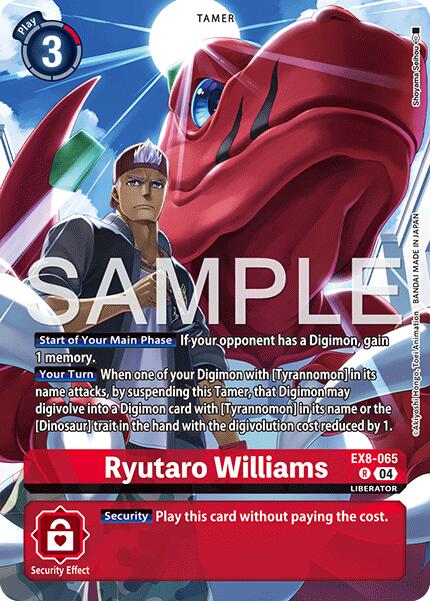 Ryutaro Williams [EX8-065] (Digimon Liberator Debuggers Set) [Chain of Liberation] | Anubis Games and Hobby