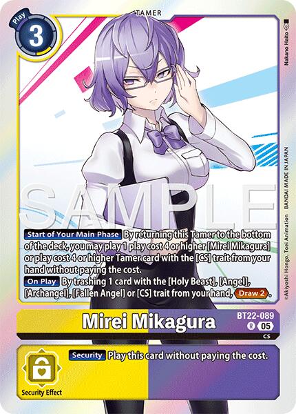 Mirei Mikagura [BT22-089] [Cyber Eden] | Anubis Games and Hobby
