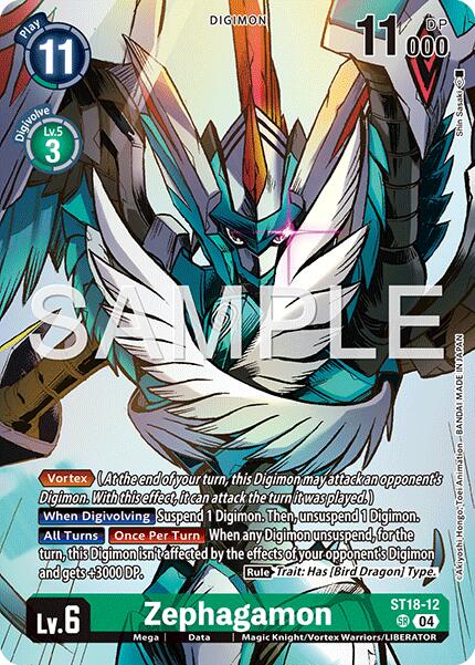 Zephagamon [ST18-12] (Digimon Liberator Debuggers Set) [Starter Deck: Guardian Vortex] | Anubis Games and Hobby