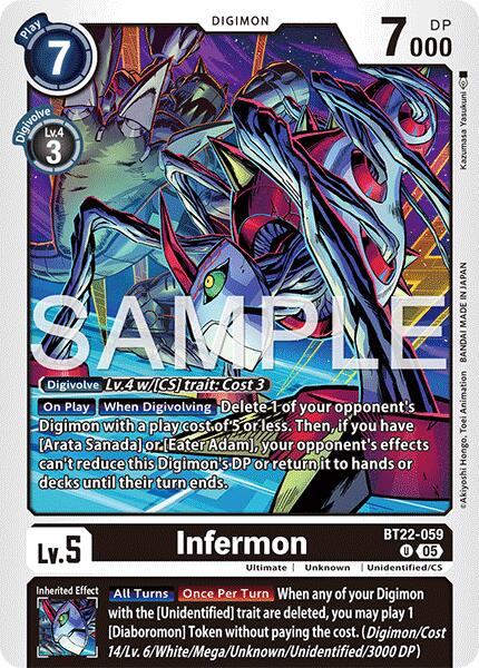 Infermon [BT22-059] [Cyber Eden] | Anubis Games and Hobby
