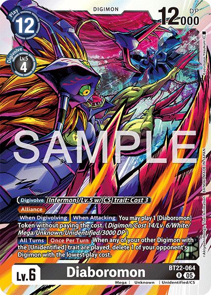 Diaboromon [BT22-064] [Cyber Eden] | Anubis Games and Hobby