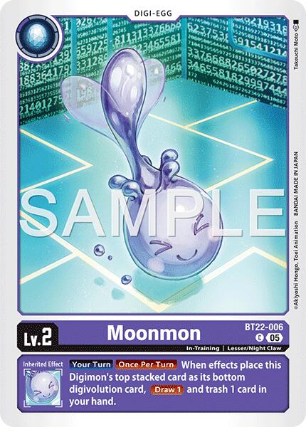 Moonmon [BT22-006] [Cyber Eden] | Anubis Games and Hobby