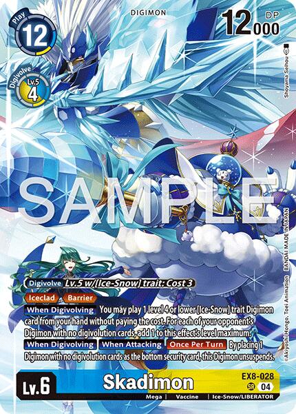 Skadimon [EX8-028] (Digimon Liberator Debuggers Set) [Chain of Liberation] | Anubis Games and Hobby