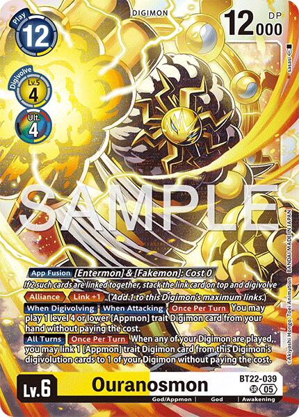 Ouranosmon [BT22-039] [Cyber Eden] | Anubis Games and Hobby