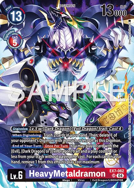 HeavyMetaldramon [EX7-062] (Digimon Liberator Debuggers Set) [Digimon LIBERATOR] | Anubis Games and Hobby
