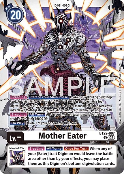 Mother Eater [BT22-007] [Cyber Eden] | Anubis Games and Hobby