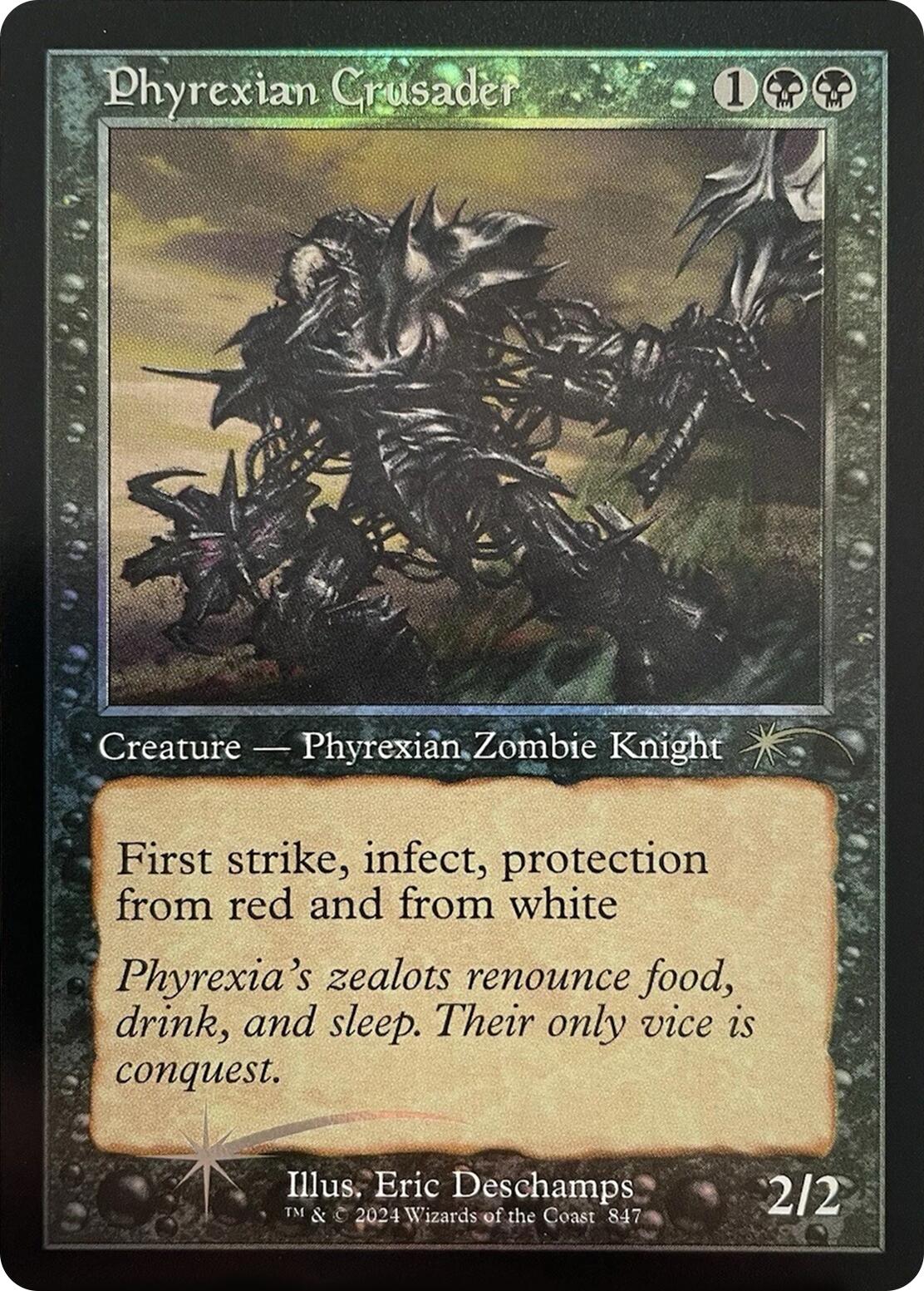 Phyrexian Crusader (Retro Frame) [Secret Lair Drop Series] | Anubis Games and Hobby