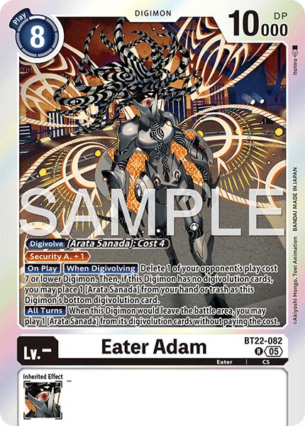 Eater Adam [BT22-082] [Cyber Eden] | Anubis Games and Hobby