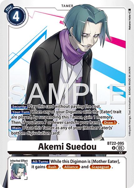 Akemi Suedou [BT22-095] [Cyber Eden] | Anubis Games and Hobby