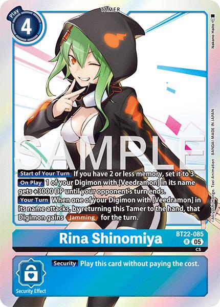 Rina Shinomiya [BT22-085] [Cyber Eden] | Anubis Games and Hobby