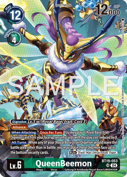 QueenBeemon [BT19-053] (Digimon Liberator Debuggers Set) [Release Special Booster Ver.2.0] | Anubis Games and Hobby