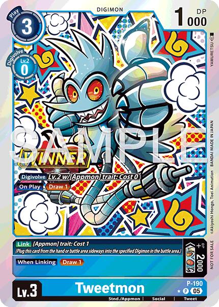 Tweetmon [P-190] (Store Tournament 2025 Vol.3 Winner Pack) [Promotional Cards] | Anubis Games and Hobby