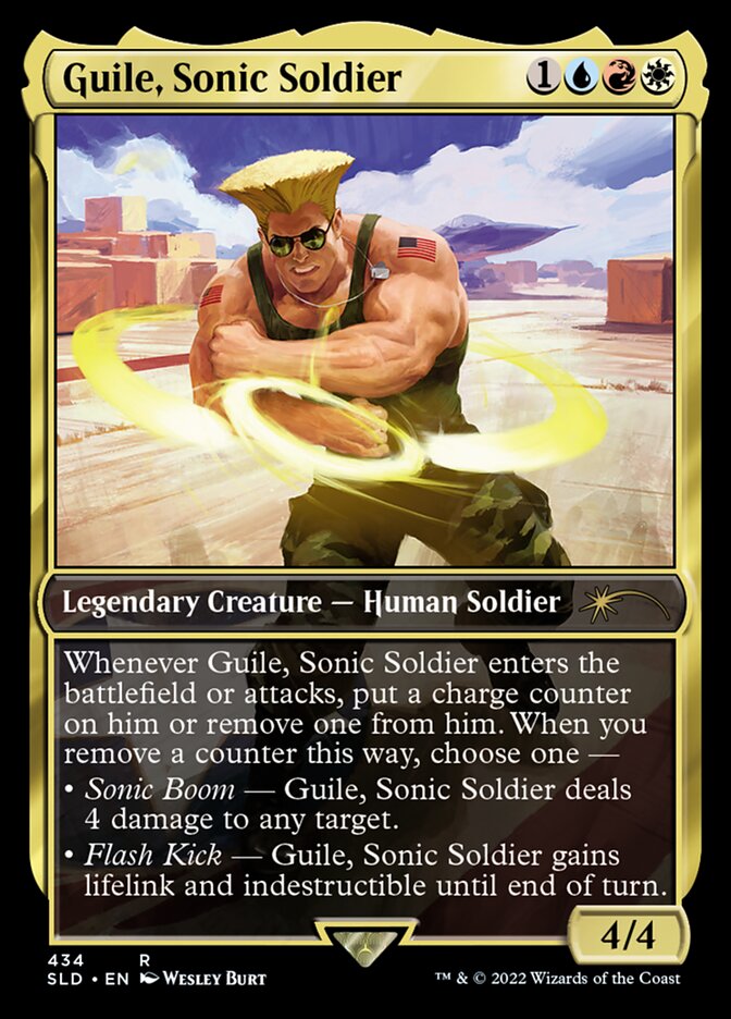 Guile, Sonic Soldier [Secret Lair Drop Series] | Anubis Games and Hobby