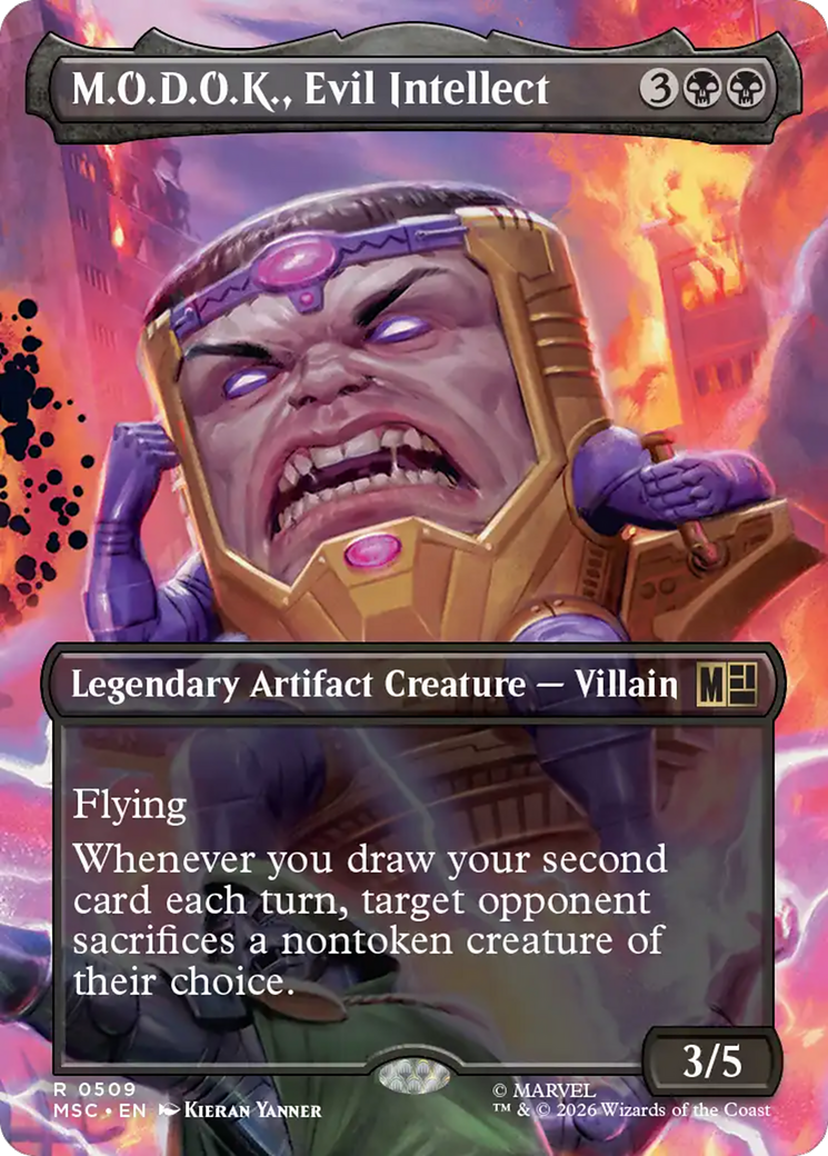 M.O.D.O.K., Evil Intellect (Borderless) [Marvel Super Heroes Commander] | Anubis Games and Hobby