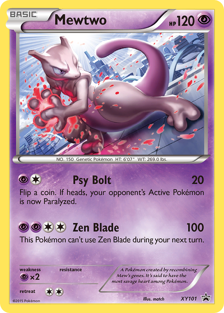 Mewtwo (XY101) [XY: Black Star Promos] | Anubis Games and Hobby