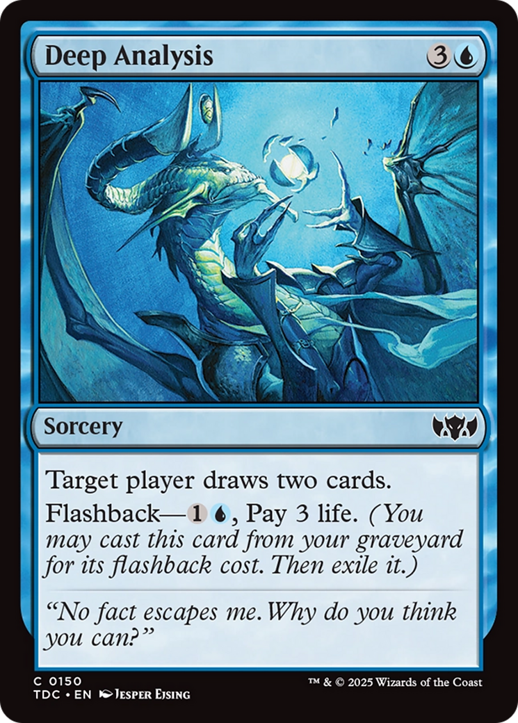 Deep Analysis [Tarkir: Dragonstorm Commander] | Anubis Games and Hobby