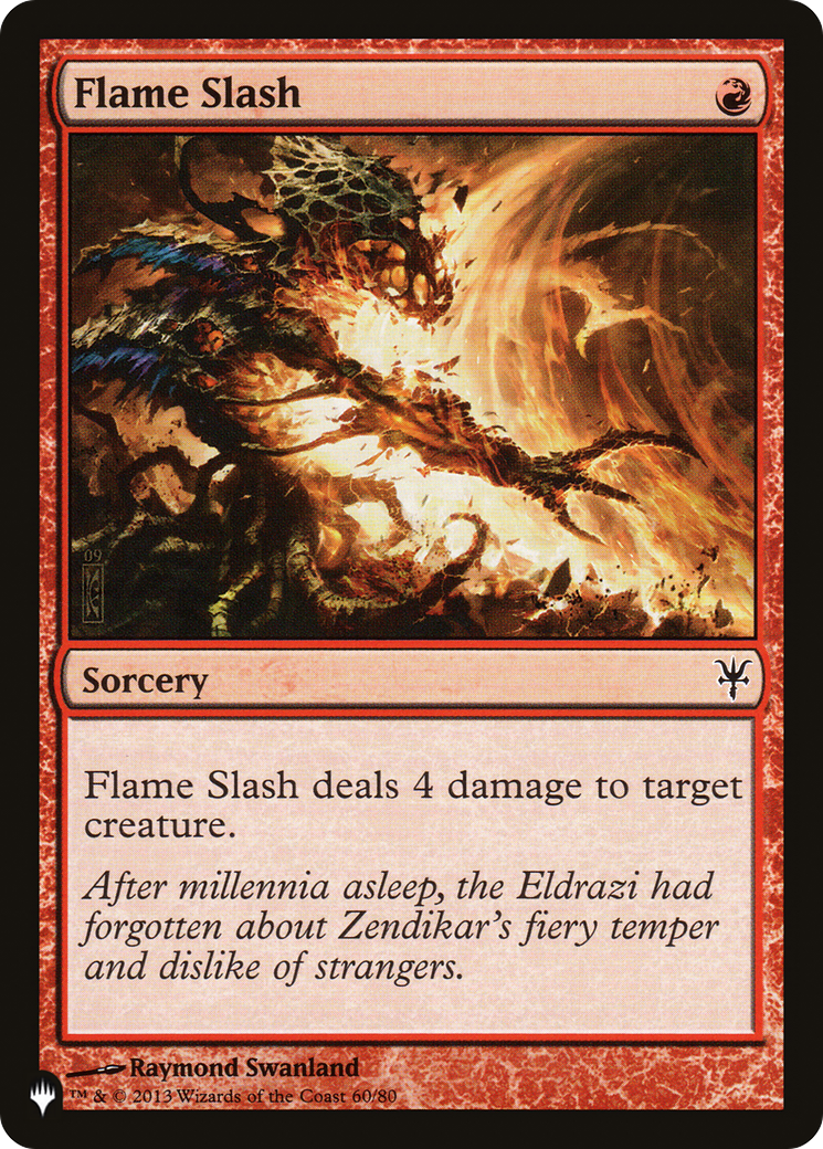 Flame Slash [The List Reprints] | Anubis Games and Hobby