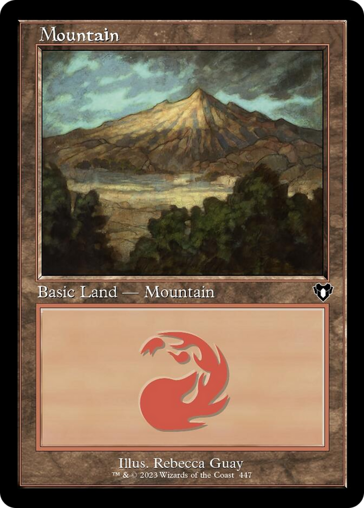 Mountain (447) (Retro) [Commander Masters] | Anubis Games and Hobby