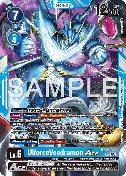 UlforceVeedramon ACE [BT22-025] [Cyber Eden] | Anubis Games and Hobby