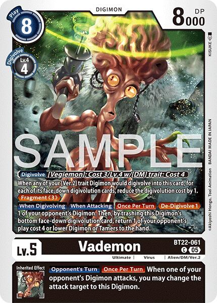 Vademon [BT22-061] [Cyber Eden] | Anubis Games and Hobby