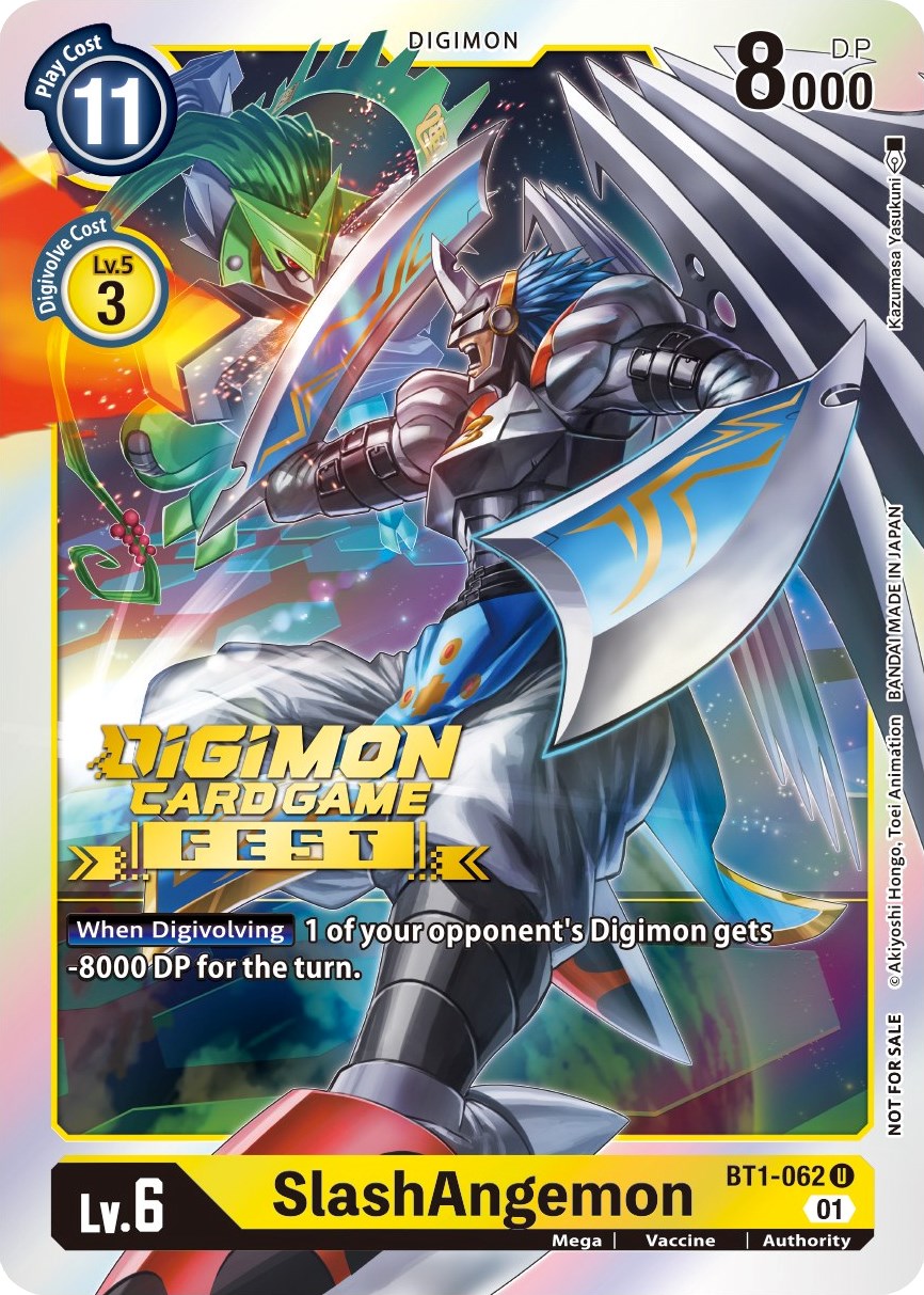 SlashAngemon [BT1-062] (Digimon Card Game Fest 2022) [Release Special Booster Promos] | Anubis Games and Hobby