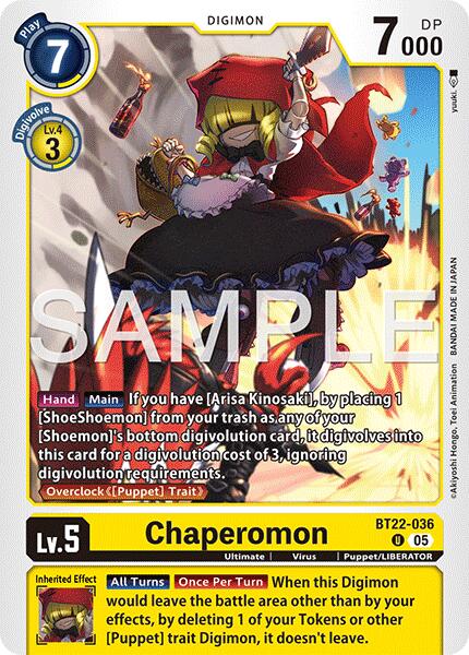 Chaperomon [BT22-036] [Cyber Eden] | Anubis Games and Hobby