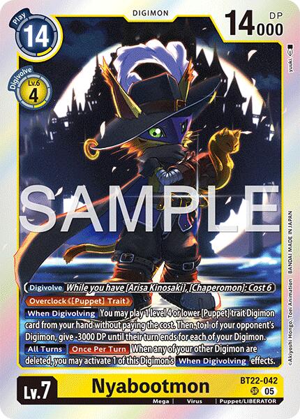 Nyabootmon [BT22-042] [Cyber Eden] | Anubis Games and Hobby