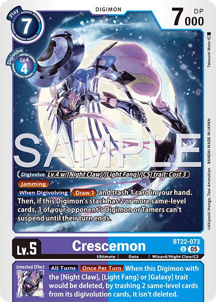 Crescemon [BT22-073] [Cyber Eden] | Anubis Games and Hobby