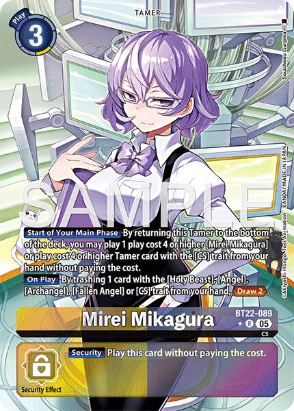 Mirei Mikagura [BT22-089] (Alternate Art) [Cyber Eden] | Anubis Games and Hobby
