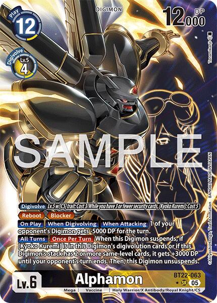 Alphamon [BT22-063] (Alternate Art) [Cyber Eden] | Anubis Games and Hobby