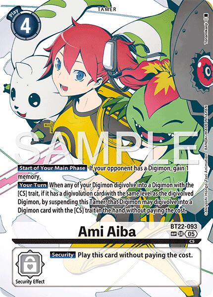 Ami Aiba [BT22-093] (SP) [Cyber Eden] | Anubis Games and Hobby