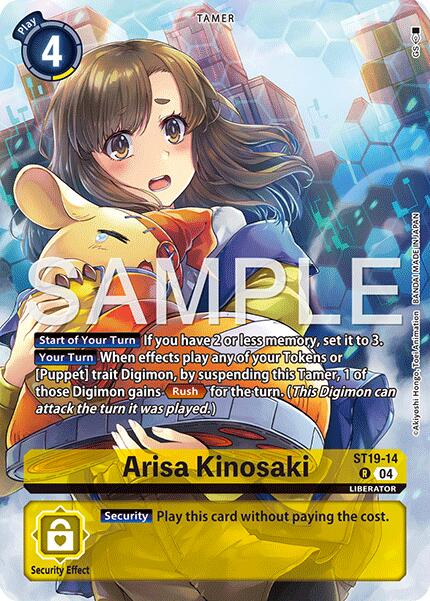 Arisa Kinosaki [ST19-14] (Digimon Liberator Debuggers Set) [Starter Deck: Fable Waltz] | Anubis Games and Hobby