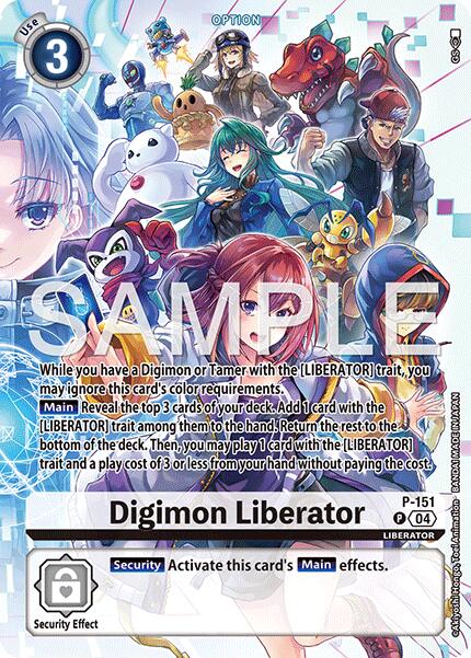 Digimon Liberator [P-151] (Digimon Liberator Debuggers Set) [Promotional Cards] | Anubis Games and Hobby