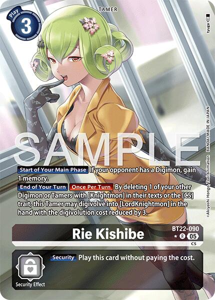 Rie Kishibe [BT22-090] (Alternate Art) [Cyber Eden] | Anubis Games and Hobby