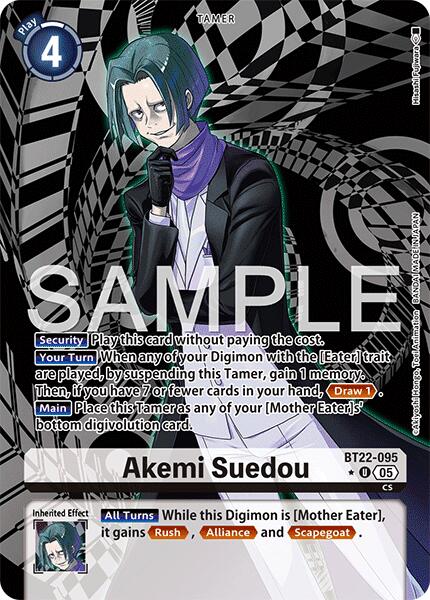 Akemi Suedou [BT22-095] (Alternate Art) [Cyber Eden] | Anubis Games and Hobby