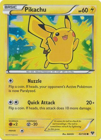 Pikachu (42/146) (2014 Movie Promo) [Miscellaneous Cards] | Anubis Games and Hobby