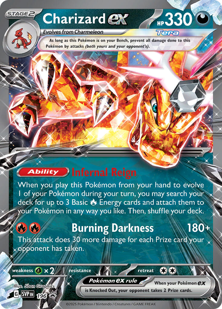 Charizard EX (196) [Scarlet & Violet: Black Star Promos] | Anubis Games and Hobby