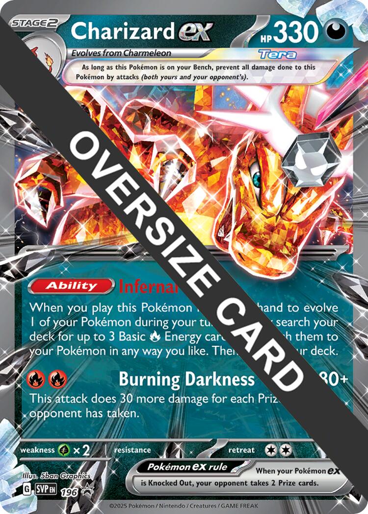 Charizard EX (196) (Jumbo Card) [Scarlet & Violet: Black Star Promos] | Anubis Games and Hobby