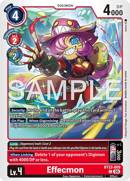 Effecmon [BT22-009] [Cyber Eden] | Anubis Games and Hobby