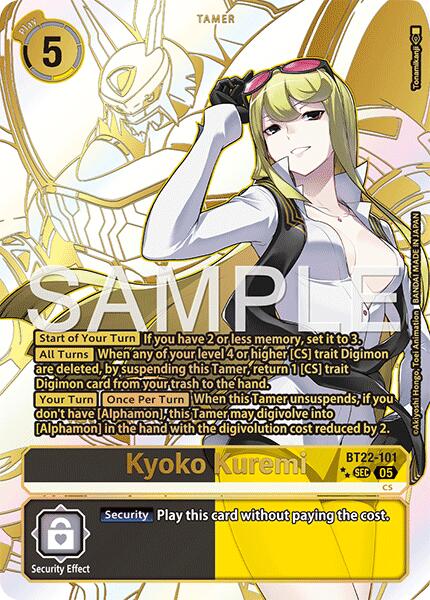 Kyoko Kuremi [BT22-101] (Rare Pull) [Cyber Eden] | Anubis Games and Hobby