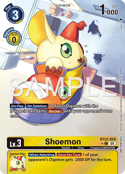 Shoemon [BT22-029] (Box Topper) [Cyber Eden] | Anubis Games and Hobby