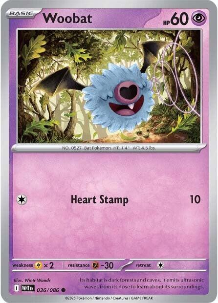 Woobat (036/086) [Scarlet & Violet: White Flare] | Anubis Games and Hobby