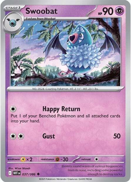 Swoobat (037/086) [Scarlet & Violet: White Flare] | Anubis Games and Hobby