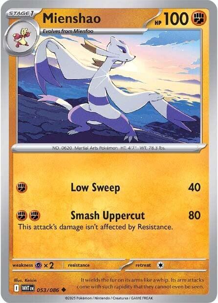 Mienshao (053/086) [Scarlet & Violet: White Flare] | Anubis Games and Hobby