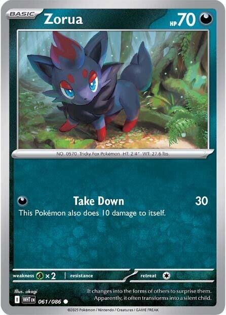 Zorua (061/086) [Scarlet & Violet: White Flare] | Anubis Games and Hobby