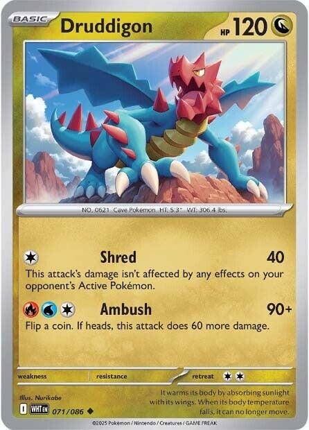 Druddigon (071/086) [Scarlet & Violet: White Flare] | Anubis Games and Hobby