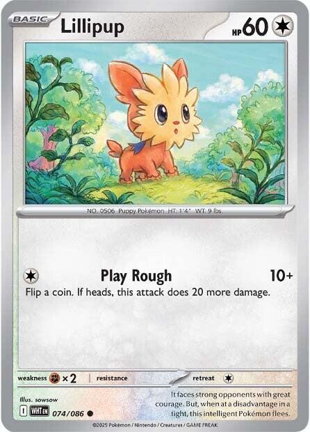 Lillipup (074/086) [Scarlet & Violet: White Flare] | Anubis Games and Hobby