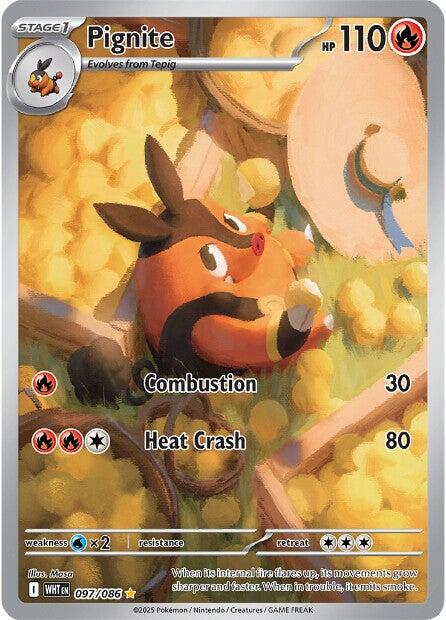 Pignite (097/086) [Scarlet & Violet: White Flare] | Anubis Games and Hobby