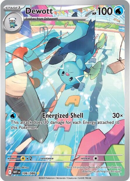Dewott (106/086) [Scarlet & Violet: White Flare] | Anubis Games and Hobby